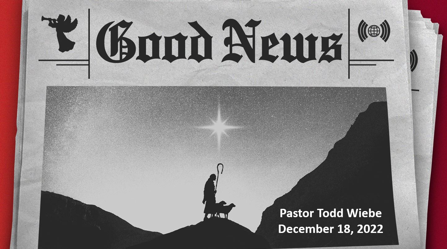 Good News!- Fourth Sunday of Advent