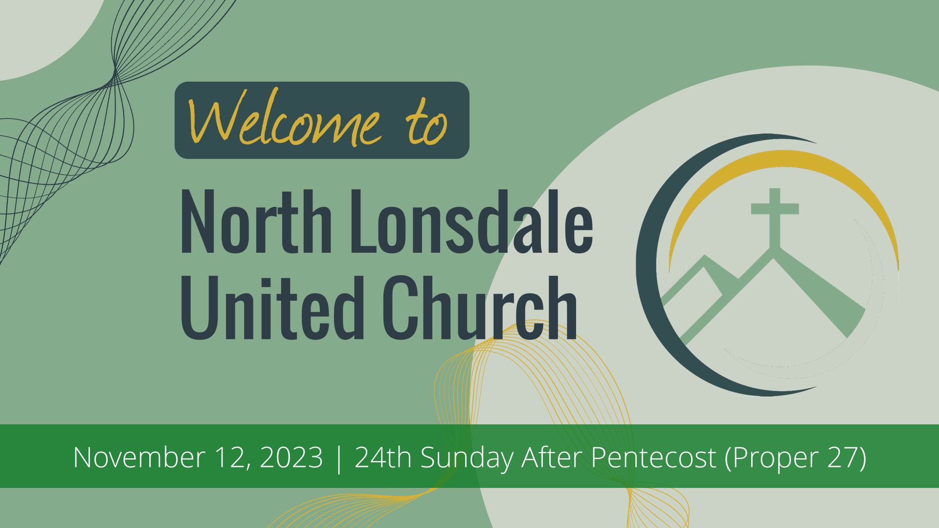 NLUC WORSHIP SERVICE – NOVEMBER 12, 2023
