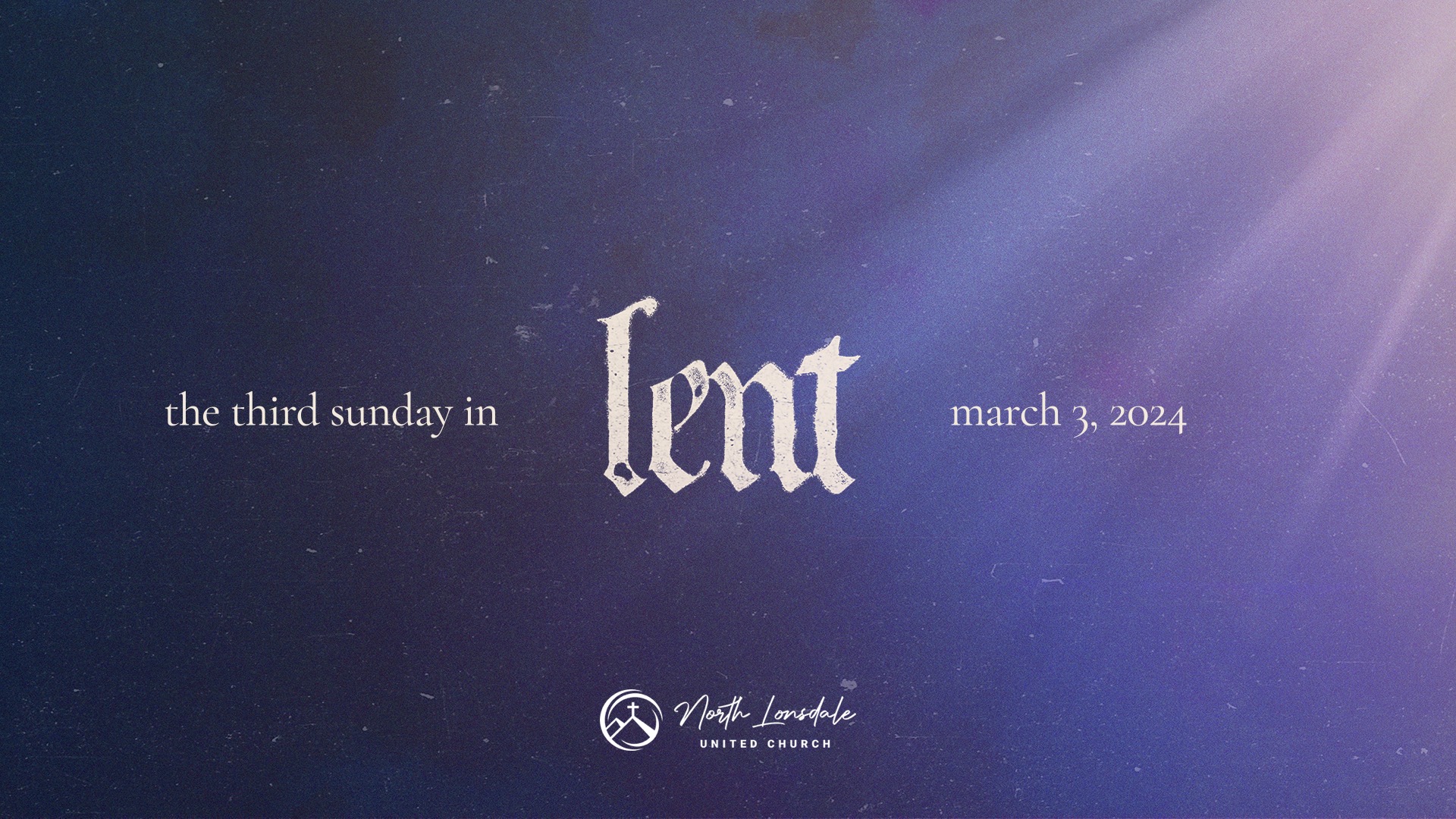 NLUC WORSHIP SERVICE – MARCH 3, 2024